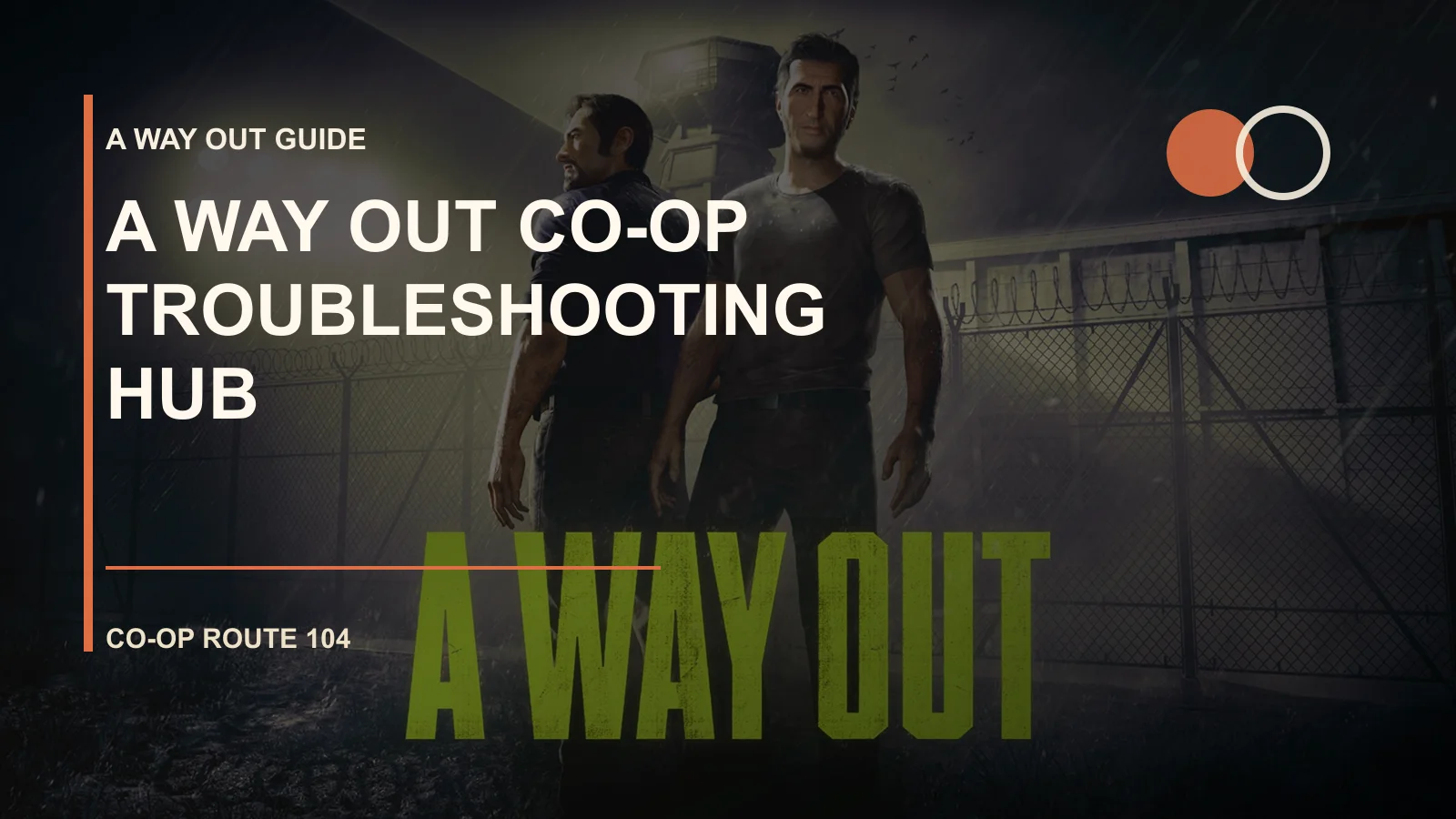 A Way Out Co-op Troubleshooting Hub